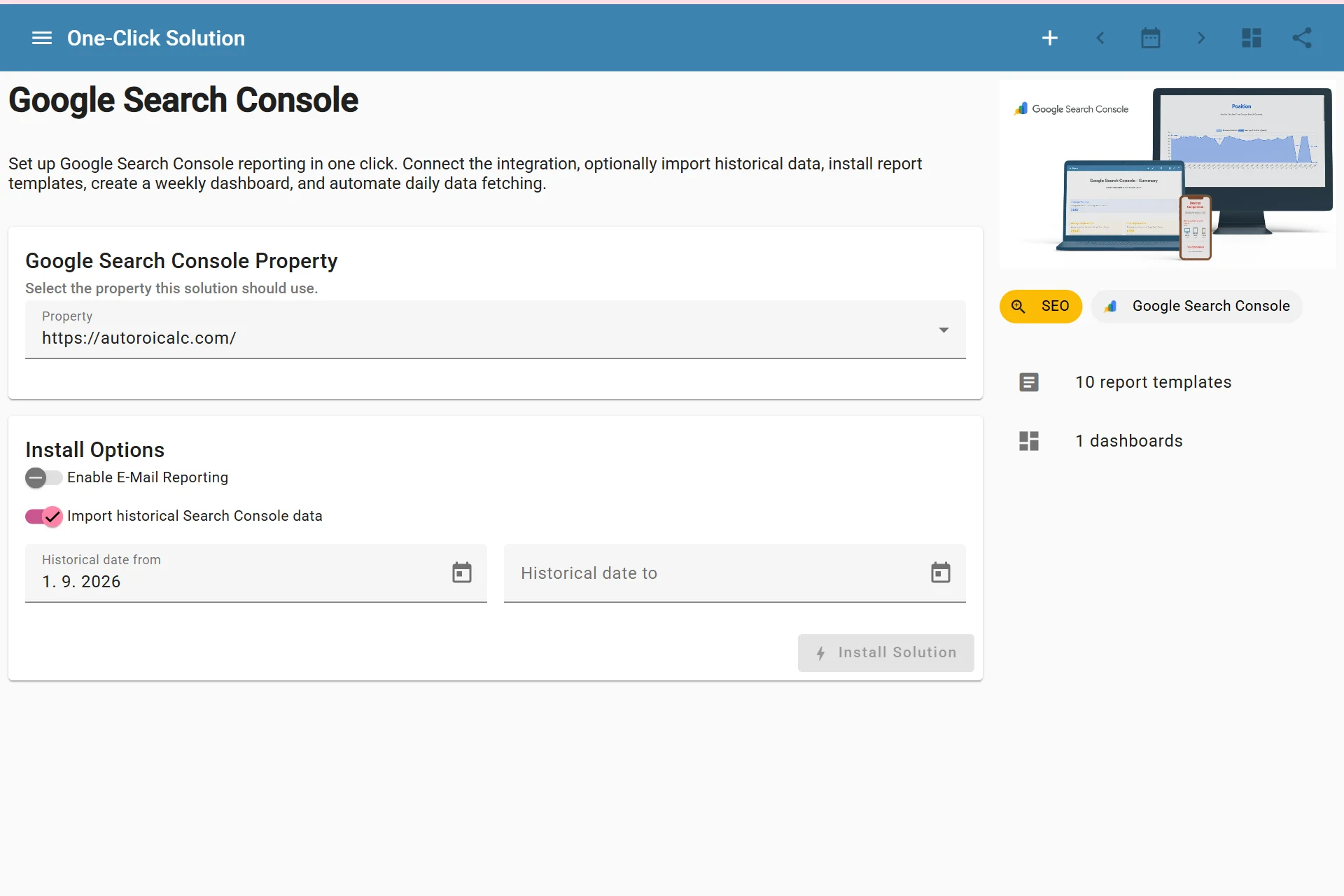 Installing Google Search Console Solution Installing Google Search Console Solution